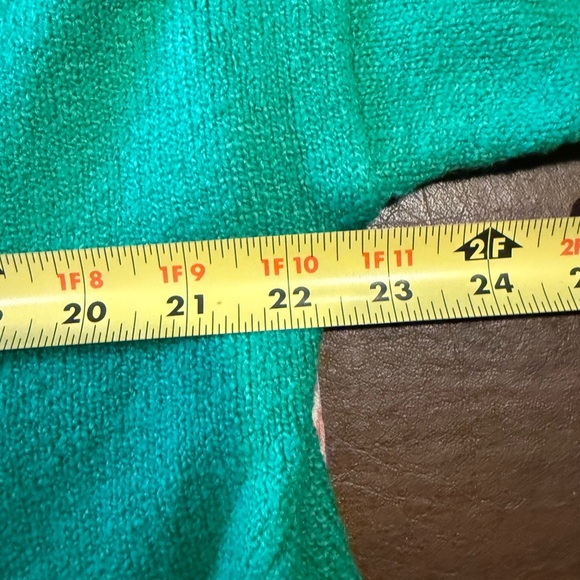 NWT a new day Vibrant Green Cowl Neck Dropped Shoulder Sweater SZ L - Picture 10 of 13